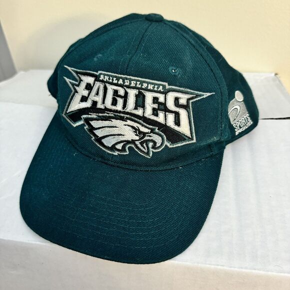 Vintage Philadelphia Eagles Snapback Hat Adjustable Sports Specialties NFL 90s - Picture 2 of 10